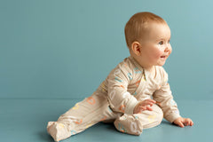 Pyjama en modal Pool floaties on beige 3 mois - 10 ans