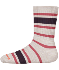 Kids' Hike Light Cushion Striped Crew Socks