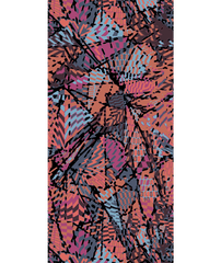 Women's Trail Run Targeted Cushion Triangle Prism Print Crew Socks