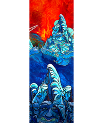Ski Targeted Cushion Winter Haze Print OTC Socks
