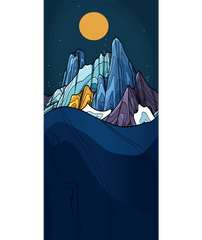 Hike Targeted Cushion Mountain Myth Print Crew Socks