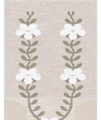 Women's Everyday Garden Vine Crew Socks