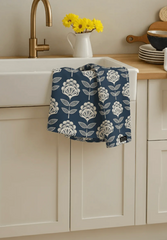 Linges à vaisselle Nature Indigo Solem (lot de 2)