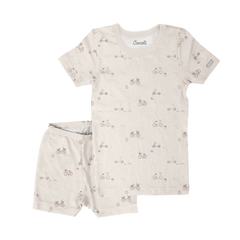 Pyjama en modal Bike on oat milk 3 mois - 10 ans