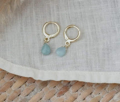 Glee Zia Hoops amazonite