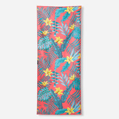 Palms coral towel