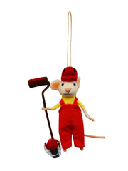 Ornement souris peintre