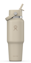 32 oz Travel Bottle Wide Flex Straw