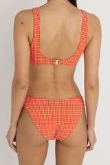 Lola check soft side holiday pant