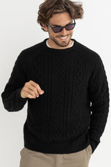 Mohair fishermans knit