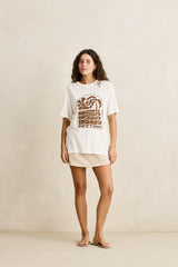 Palm and sun oversized t-shirt